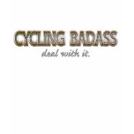 cycling badass deal with it-more sports in shop tshirt