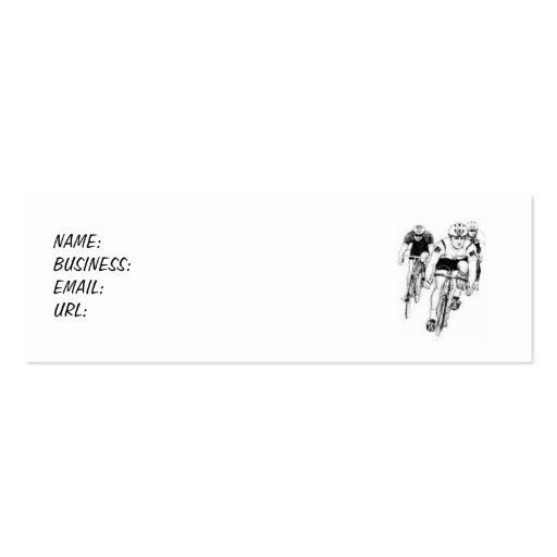 Cycling Business Card (front side)