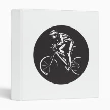 cycling clycer inverse silhouette binders