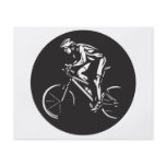 cycling clycer inverse silhouette flyers