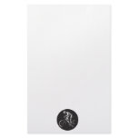 cycling clycer inverse silhouette stationery design