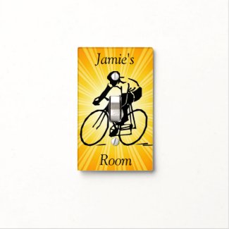 Cycling Design Light Switch Cover