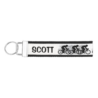 Cycling Design Wrist Key Chain