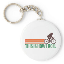 Cycling (female) keychains
