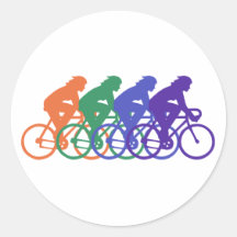 Cycling (female) sticker