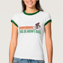 Cycling (female) t-shirts by magarmor Cycling (female) t-shirts