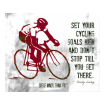 Cycling Goals Poster for Success