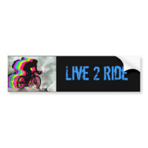 Cycling in the Clouds Bumper Sticker