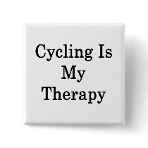Cycling Is My Therapy Button