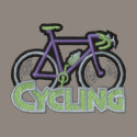 Cycling Logo embroidered shirts