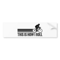 Cycling (male) bumper stickers