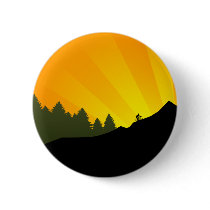 cycling : mountain rayz : pinback button