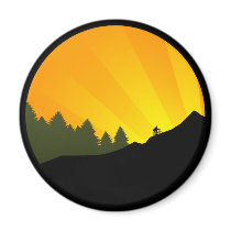 cycling : mountain rayz : magnets by asyrum cycling : mountain rayz : magnets