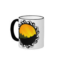 cycling : mountain rayz : coffee mugs