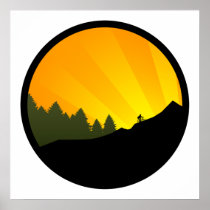 cycling : mountain rayz : poster