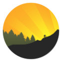 cycling : mountain rayz : stickers by asyrum cycling : mountain rayz : stickers