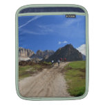 cycling on Dolomites Ipad Sleeve
