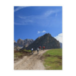cycling on Dolomites Postcards