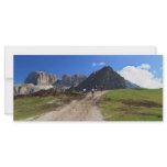 cycling on Dolomites Rack Card Design