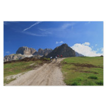 cycling on Dolomites Personalized Stationery