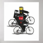 Cycling Recycle Bins posters
