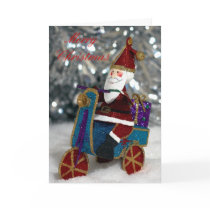 Cycling Santa cards