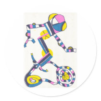Cycling stickers