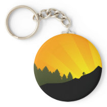 cycling : untain rayz : keychain