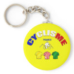 Cyclisme France Cycling Gift Ideas Keychain
