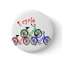 Cyclist Gifts (Bicycling) design buttons by gailg1957 Cyclist Gifts (Bicycling) design buttons