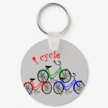 Cyclist Gifts (Bicycling) design keychains by gailg1957 Cyclist Gifts (Bicycling) design keychains