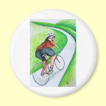 Cyclist - Kiss Goodbye magnets