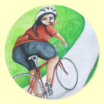 Cyclist - Kiss Goodbye stickers