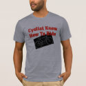 Cyclist know how to ride t-shirts by burntright Cyclist know how to ride t-shirts