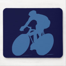Cyclist Silhouette Mousepad