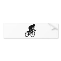 cyclist tour de france racing bike bumper stickers