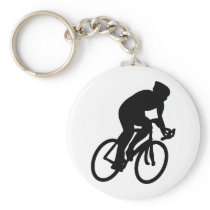 cyclist tour de france racing bike keychains