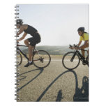 Cyclists road riding in Malibu Note Books