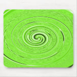 CYCLONE ABSTRACT LIME MOUSE PADS