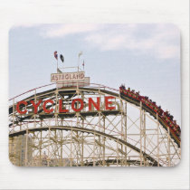 Cyclone Roller Coaster - Coney Island mousepad