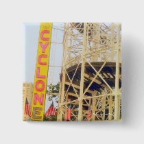 Cyclone Rollercoaster Square Button