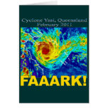 Cyclone Yasi, Queensland, February 2011 Greeting Card