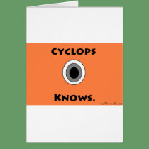 Cyclops Knows. cards