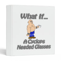 Cyclops Needs Glasses binders