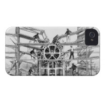 Cylinder printing press invented by Richard March iPhone 4 Cases