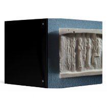 Cylinder seal depicting an evocation to the binder