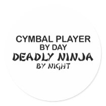 Cymbal Deadly Ninja by Night stickers by poorrichards Cymbal Deadly Ninja by Night stickers