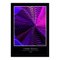 Cymbal Poster (Cerise) posters by CherylDanielsart Cymbal Poster (Cerise) posters