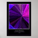 Cymbal Poster (Cerise) posters