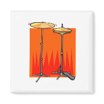 Cymbals Refrigerator Magnets